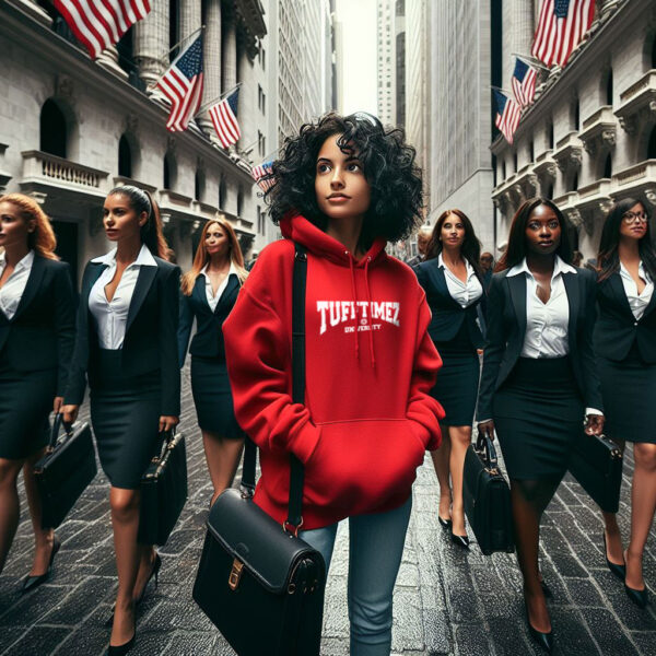 ttu red hoodie girl