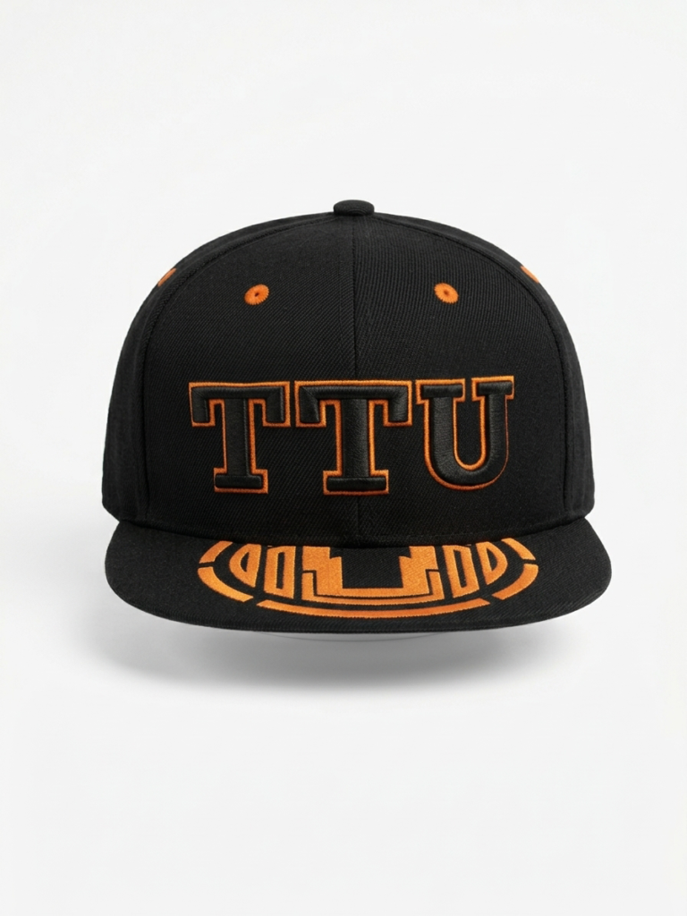 orgblkcap Magna Black Snapback