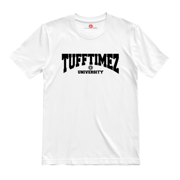 premium classic streetwear tshirt in white by TuffTimeZU